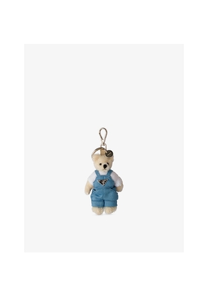 Prada Teddy Cotton and Mohair-Blend Bag Charm