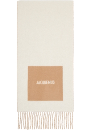 JACQUEMUS Off-White La Casa 'The Rond Carré' Scarf