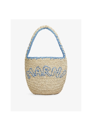 Womens Marni Nassa Small Raffia Hobo Bag