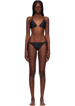 Maison Kitsuné Black Baby Fox Bikini