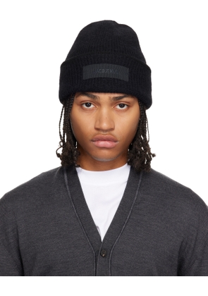 JACQUEMUS Black La Croisière 'The Gros Grain' Beanie
