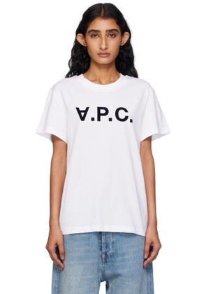 A.P.C. White Standard Grand 'VPC' T-shirt