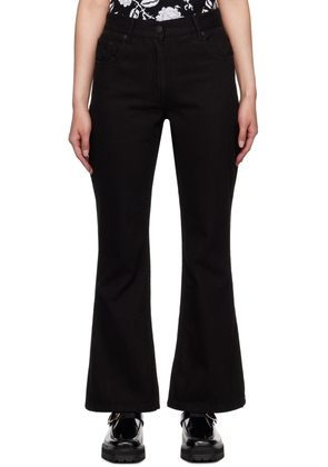 Ernest W. Baker Black Flare Jeans