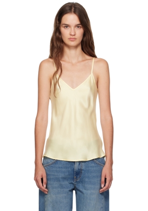 Silk Laundry Yellow Bias Cut Camisole