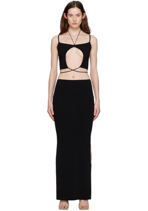 Aya Muse Black Mloko Maxi Dress