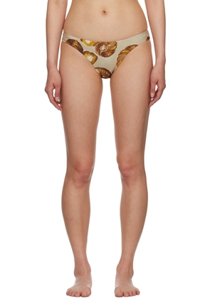 Nanushka Khaki Merve Bikini Bottoms