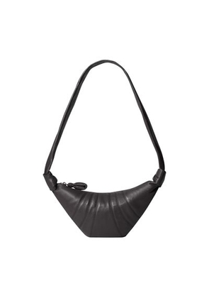 Croissant small smooth leather bag