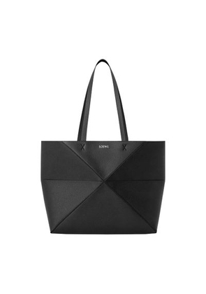 Medium horizontal Puzzle Fold tote in soft grained calfskin