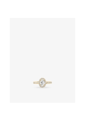 The Diamond Lab Timeless Oval-Cut 18ct Yellow-Gold and 2.11ct Lab-Grown Diamond Ring