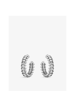 Clash De Cartier 18ct White-Gold Hoop Earrings