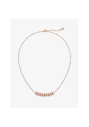 Clash De Cartier 18ct Rose-Gold and Pink Chalcedony Necklace