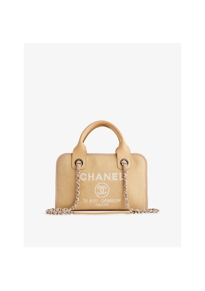 Womens Reselfridges Pre-Loved Chanel Deauville Canvas Bowling Bag