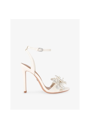 Womens KG Kurt Geiger Saskia Faux-Leather Heeled Sandals