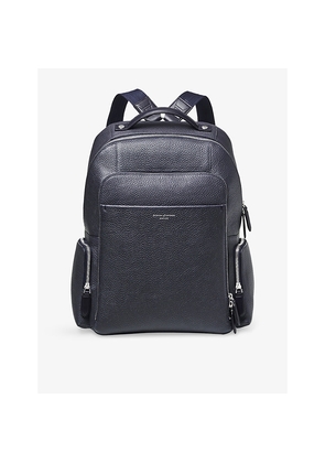 Aspinal Of London Zipped Leather Backpack