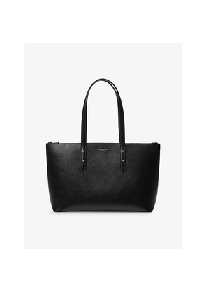 Aspinal Of London Regent Zipped Leather Tote Bag