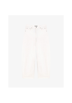 Womens Maje Balloon-Leg Relaxed-Fit Denim Jeans