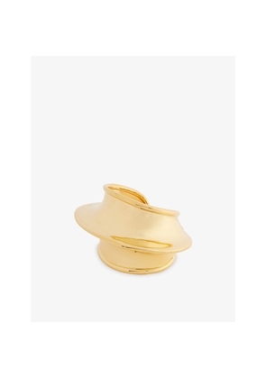 Womens Misho Sancho 24ct Yellow Gold-Plated Bronze Cuff Bangle