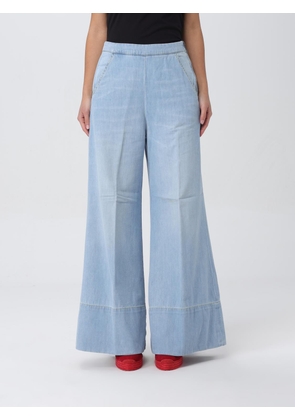 Pants PINKO Woman color Denim