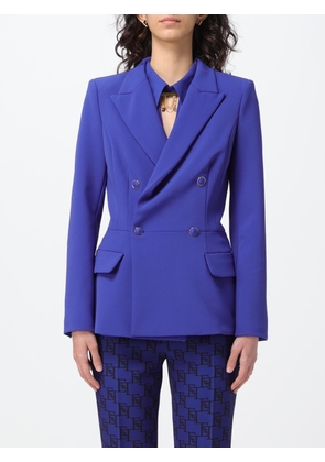 Blazer ELISABETTA FRANCHI Woman color Indigo