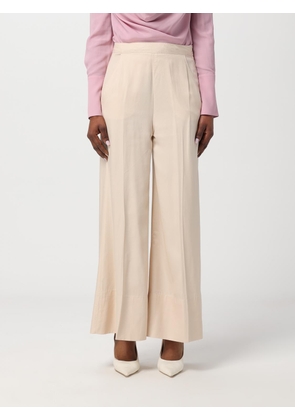 Pants PINKO Woman color Cream