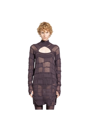 Checked LS3 Turtleneck Sweater