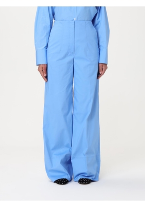 Pants MSGM Woman color Gnawed Blue