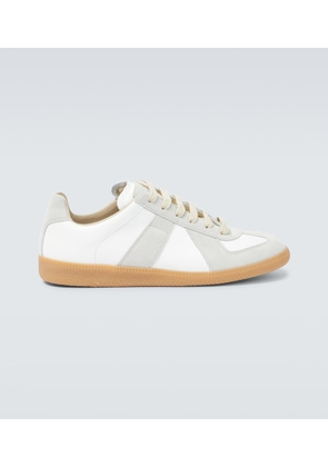 Maison Margiela Replica leather and suede sneakers