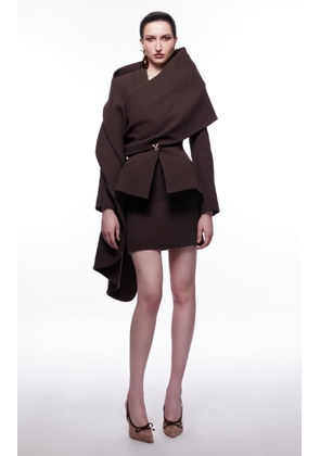 Harithand Ghauri Crepe Pencil Skirt - Moda Operandi