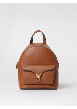 Backpack COCCINELLE Woman color Leather