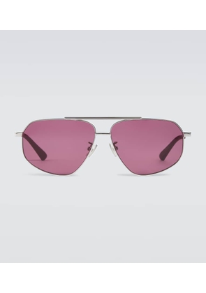 Bottega Veneta Metal-frame aviator sunglasses