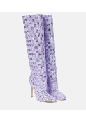 Paris Texas Holly embellished knee-high boots