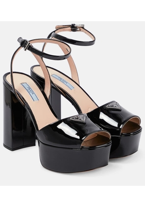 Prada Patent leather platform sandals