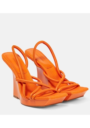 Gia Borghini Rosie 39 leather wedges