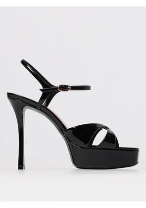 Heeled Sandal SAINT LAURENT Woman color Black