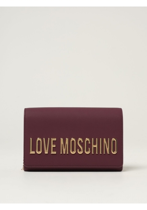 Crossbody Bag LOVE MOSCHINO Woman color Wine