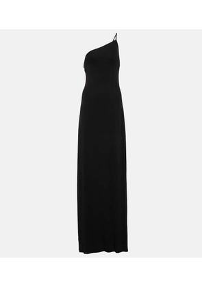Nili Lotan Elinor one-shoulder jersey gown