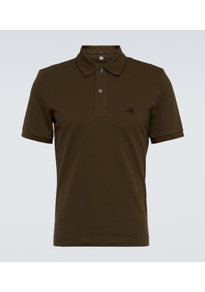 C.P. Company Cotton-blend pique polo shirt