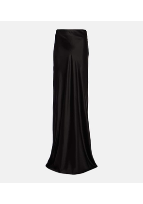 The Sei Silk satin maxi skirt