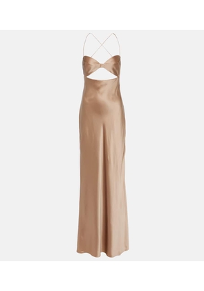 The Sei Silk satin gown