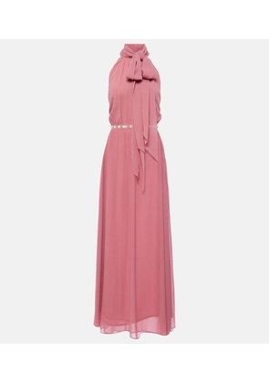 Max Mara Halterneck silk gown