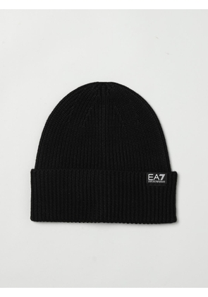 Hat EA7 Men color Black