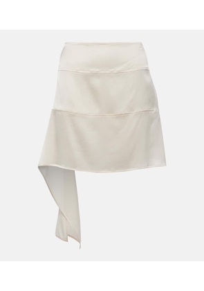 Ferragamo Silk satin midi skirt