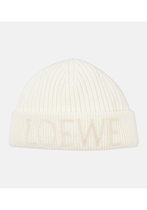 Loewe Logo wool beanie