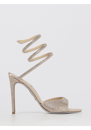 Heeled Sandal RENE CAOVILLA Woman color Beige