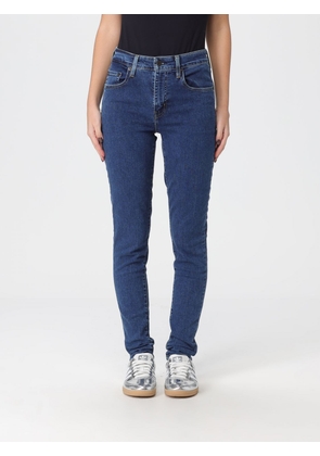 Jeans LEVI'S Woman color Denim