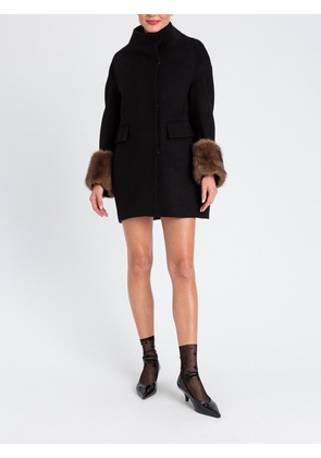 Coat TWINSET ACTITUDE Woman color Black