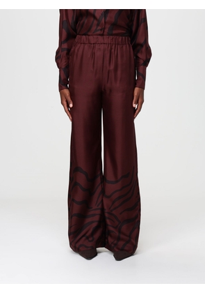 Pants RAQUEL DINIZ Woman color Burnt