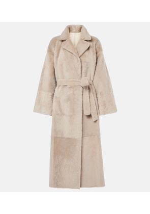 Brunello Cucinelli Reversible shearling and leather coat