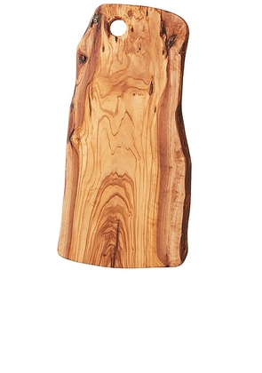 Verve Culture Olivewood Charcuterie Board With Hole Handle in Brown - Brown. Size all.