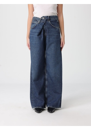 Jeans AGOLDE Woman color Denim